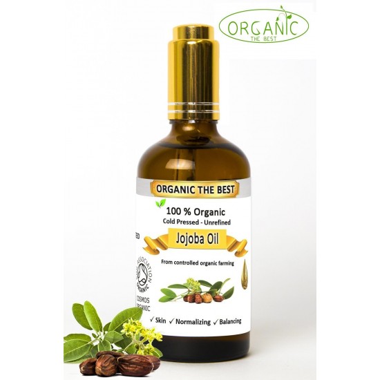 Jojoba Oil Organic Cold Pressed Undiluted, Certified, Premium Quality Jojoba Oil Organic Cold Pressed Undiluted, Certified, Premium Quality